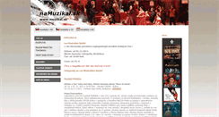 Desktop Screenshot of muzikal.sk